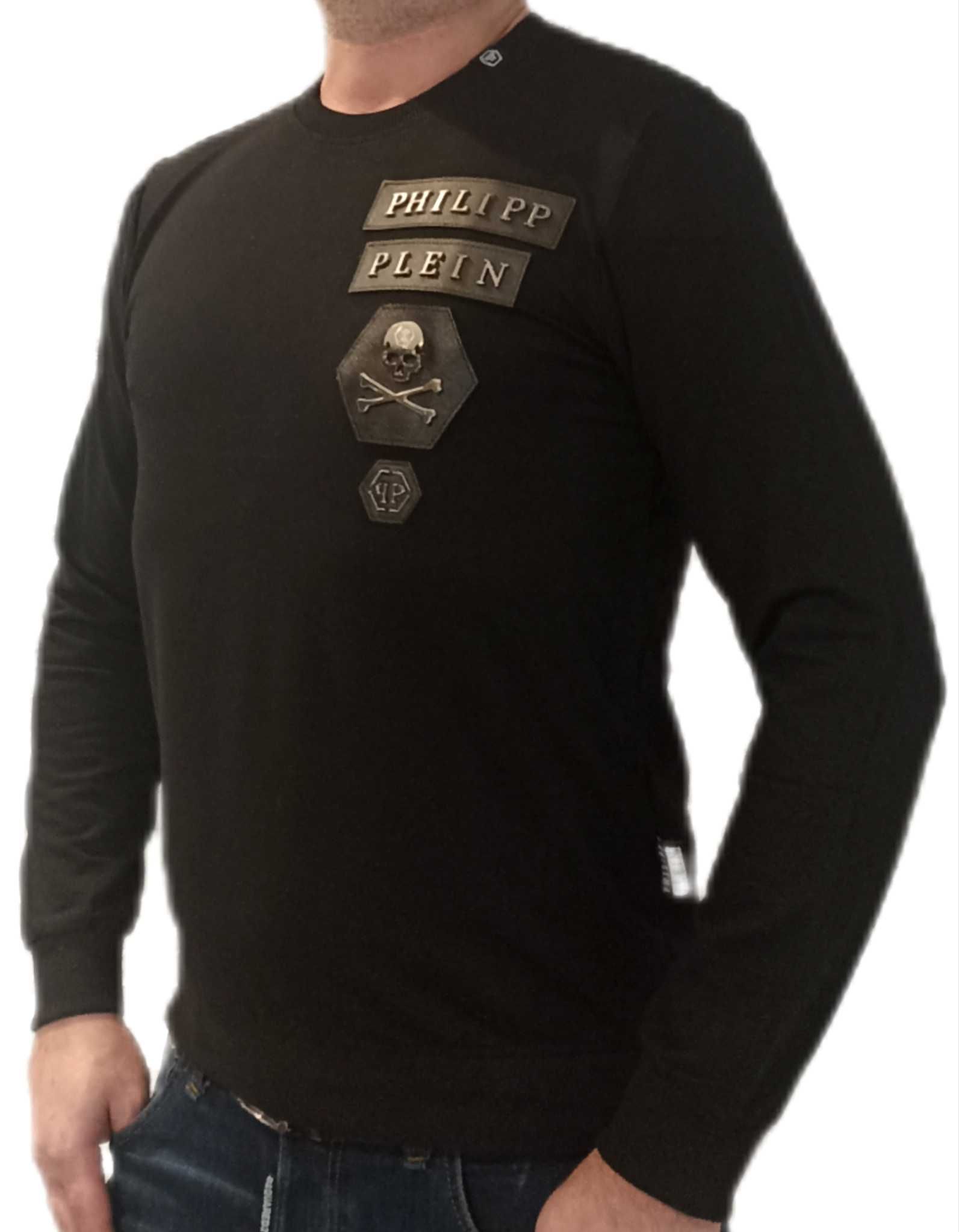 Philipp Plein Czarna Bluza r.S,M,L,XL,XXL