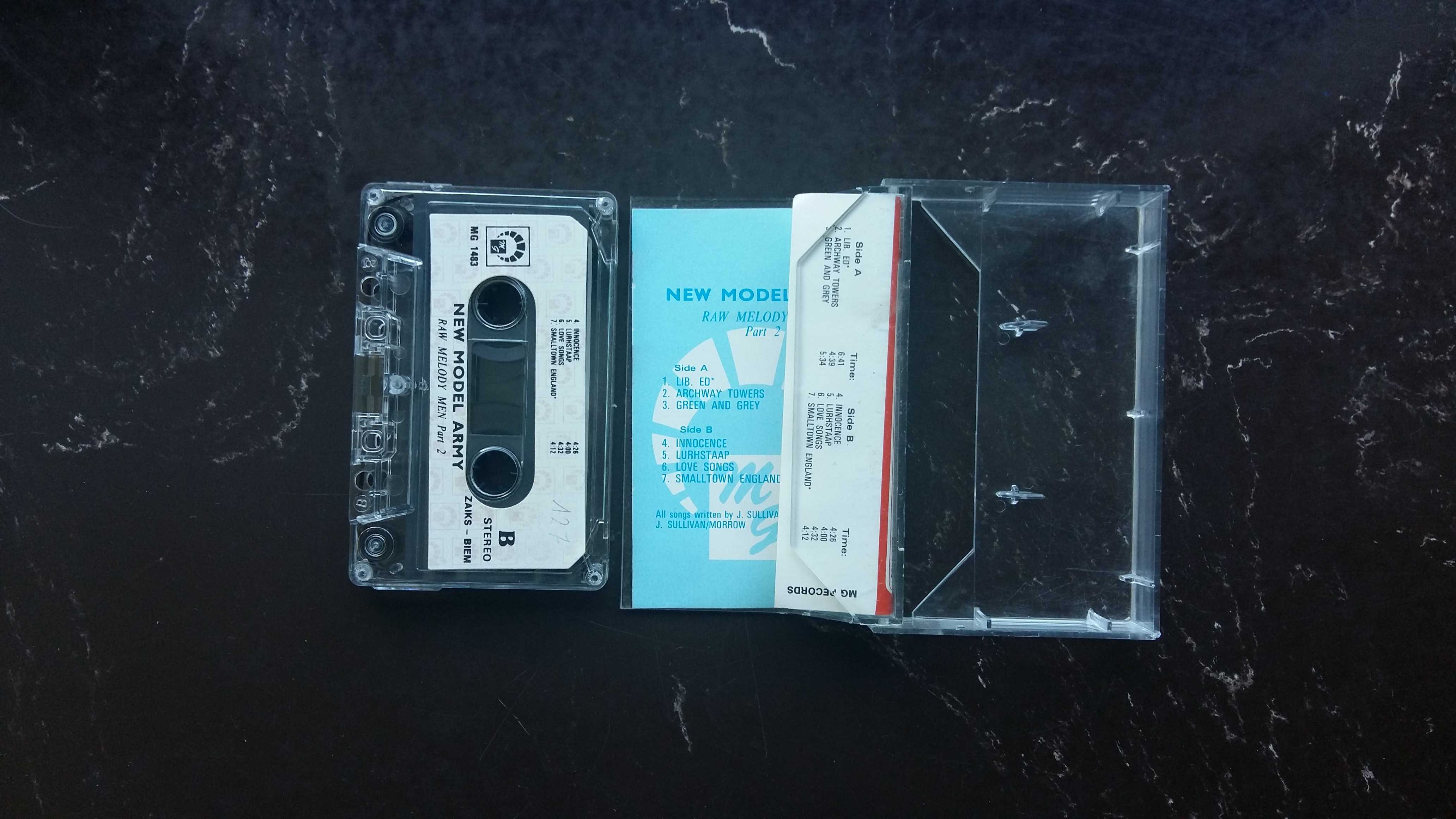 Kaseta magnetofonowa New Model Army- Raw Melody ,Part 2 ,Wyd. Mg