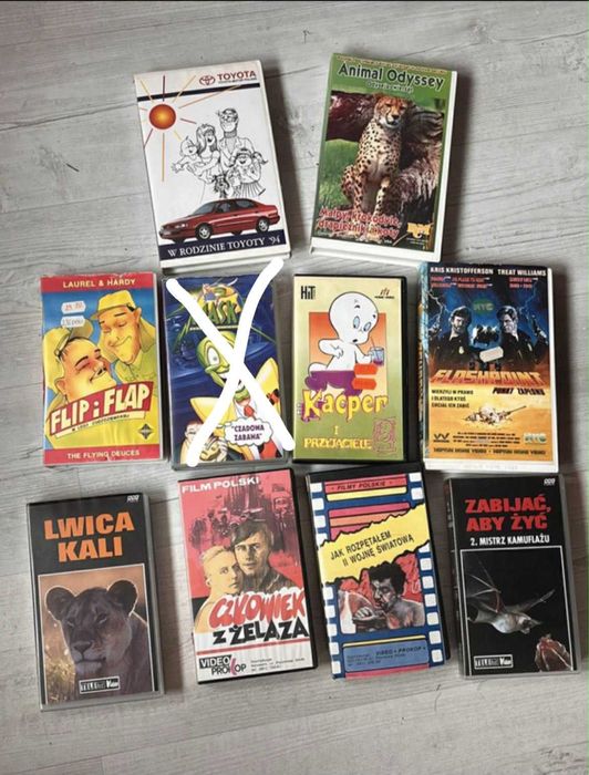 VHS kasety kolekcionerskie