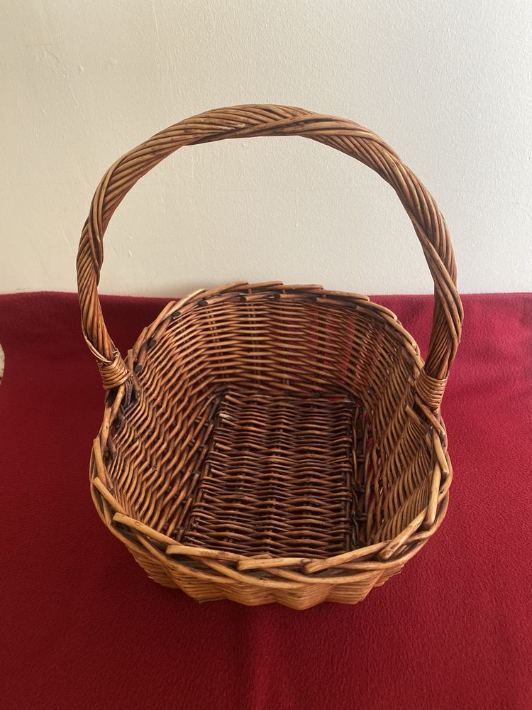 Cesta grande com pega em vime, Nova
