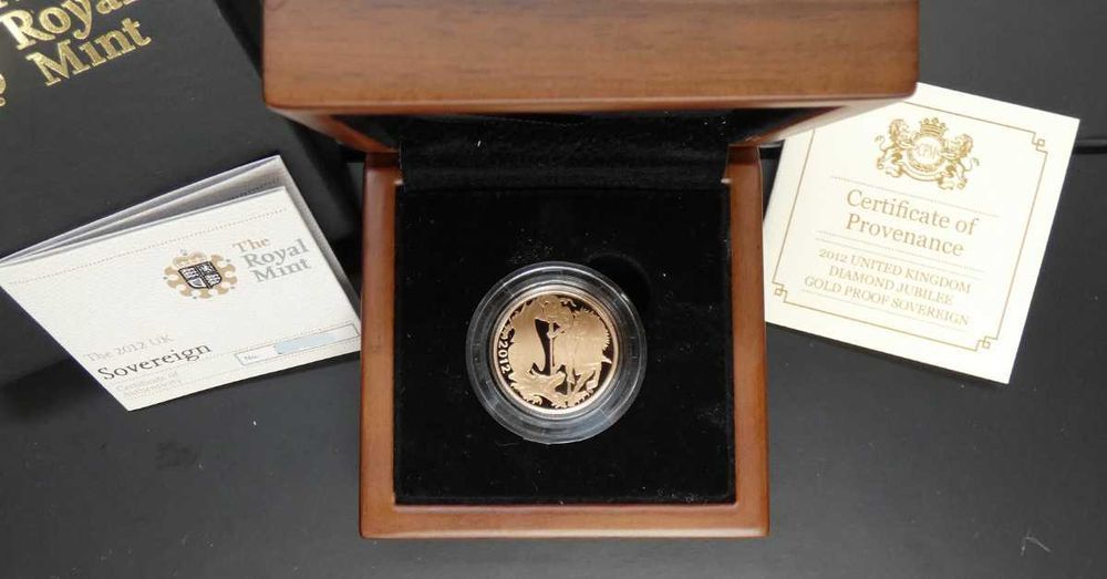 2012 Libra Ouro Proof c/ Caixa e Certificado