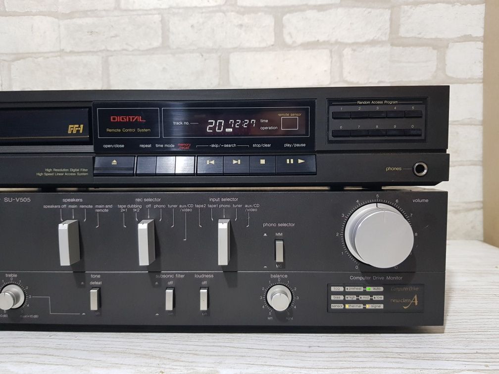 Пульт!Стійка підсилювач/CD програвач  Technics SU V 505/SL-P 310