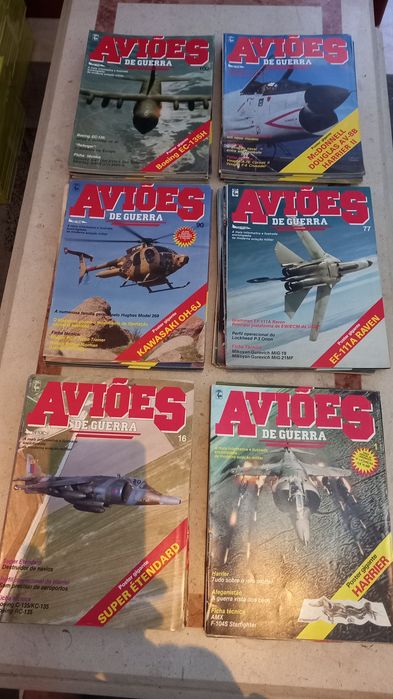 Vendo 80 fascículos de Aviões de Guerra