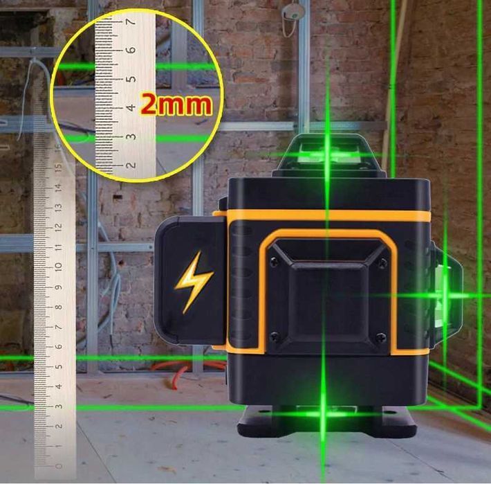 Nowa POZIOMICA LASEROWA XTECH 360° Laser Krzyżowy 4D Gwarancja FV