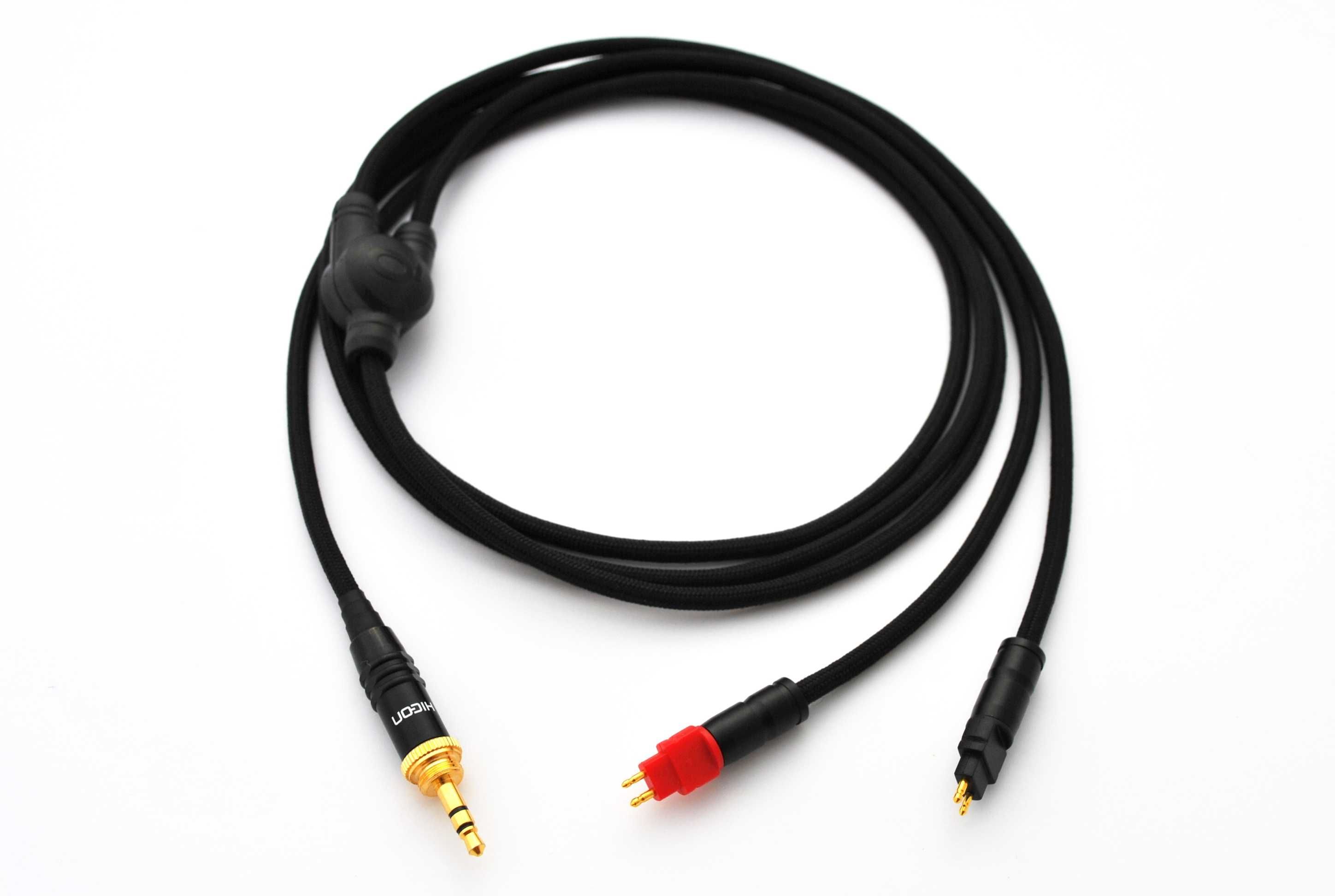 Sennhesier HD600 HD650 HD660S recznie wykonany kabel 3,5mm oplot 3m