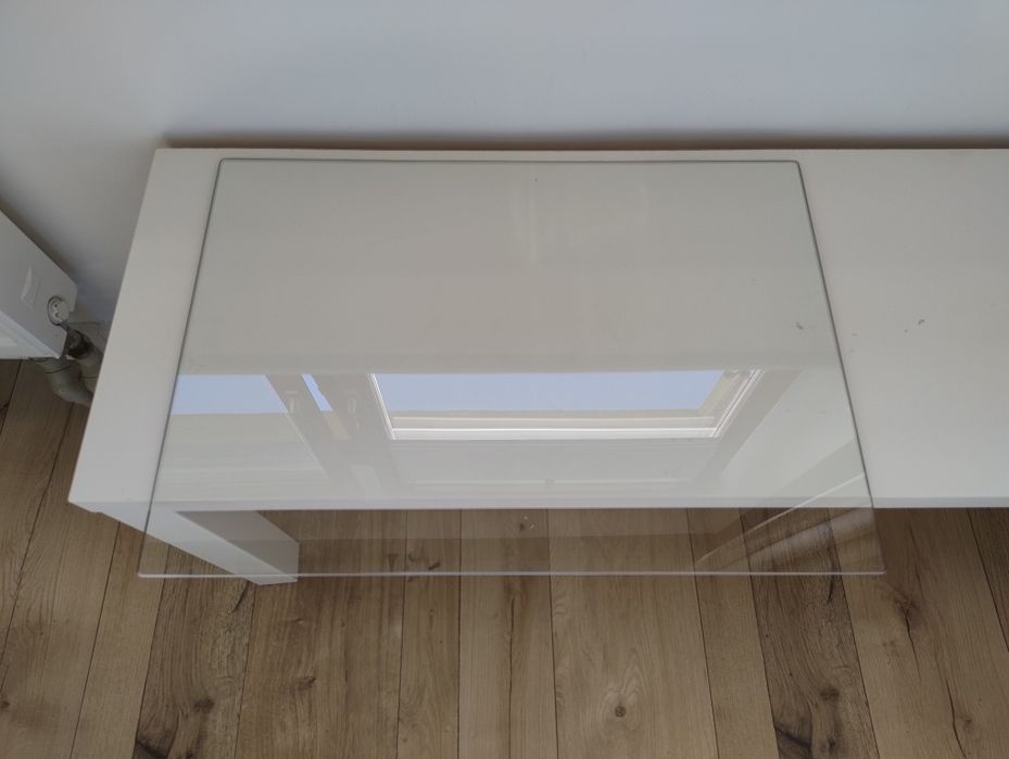 Szkło 38 x 54 cm szklana półka szklany blat