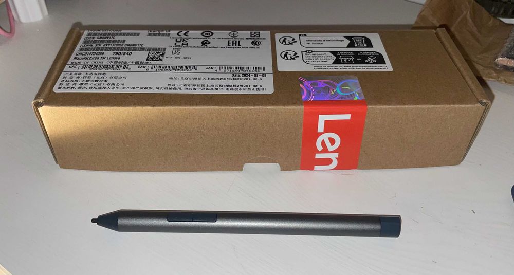 Caneta Stylus LENOVO Digital pen 2 Cinzento