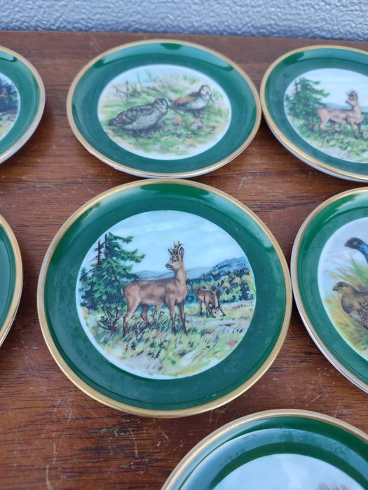 Konfiturówki - talerzyki - Motyw myśliwski - Fustenberg - Design - Z