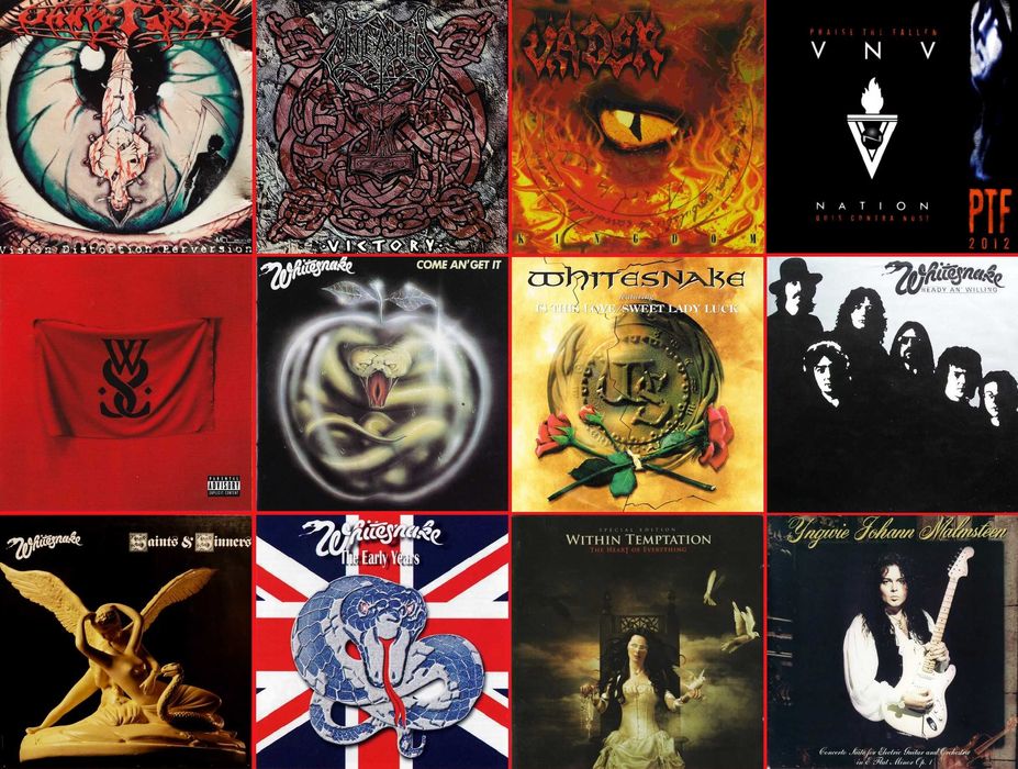 84 CDs - Metal - Raros - Muito Bom Estado