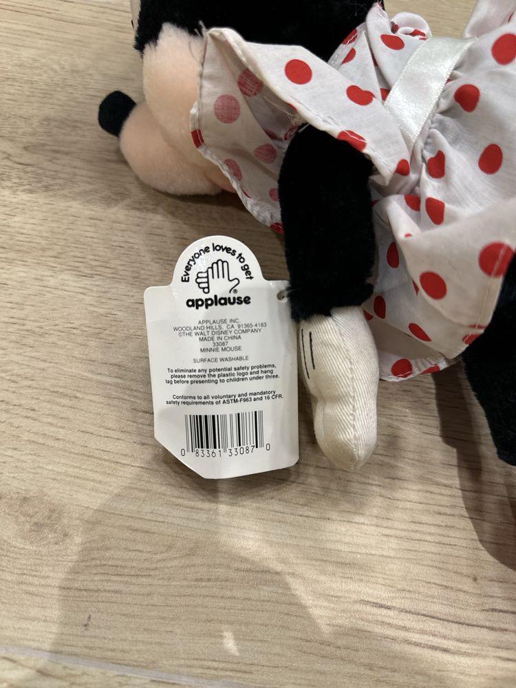 Vintage applause minnie mouse doll вінтажна Мінні 13 дюймів