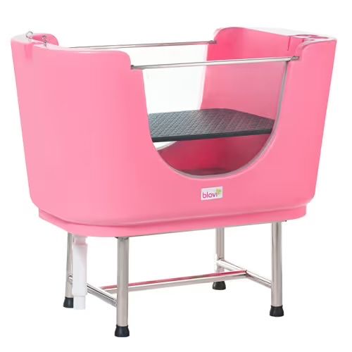 Blovi Dog Small Bath - wanna do kąpieli małych zwierząt, różowa