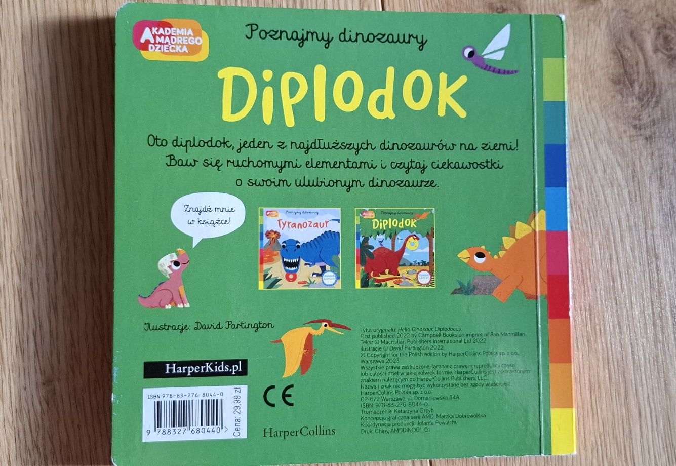 Książka dla dzieci Diplodok