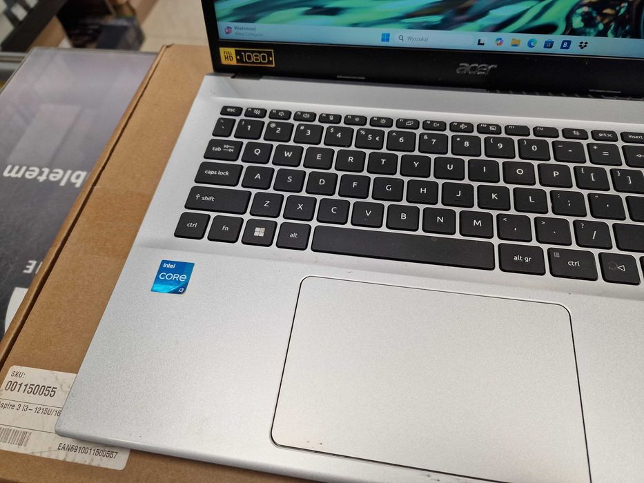 Acer Aspire 3 A315-59/ i3-1215U/ 16GB/ 512GB/ czytaj uważnie opis