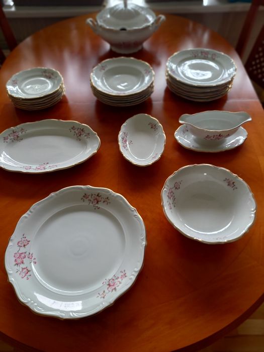 Zestaw obiadowy porcelana
