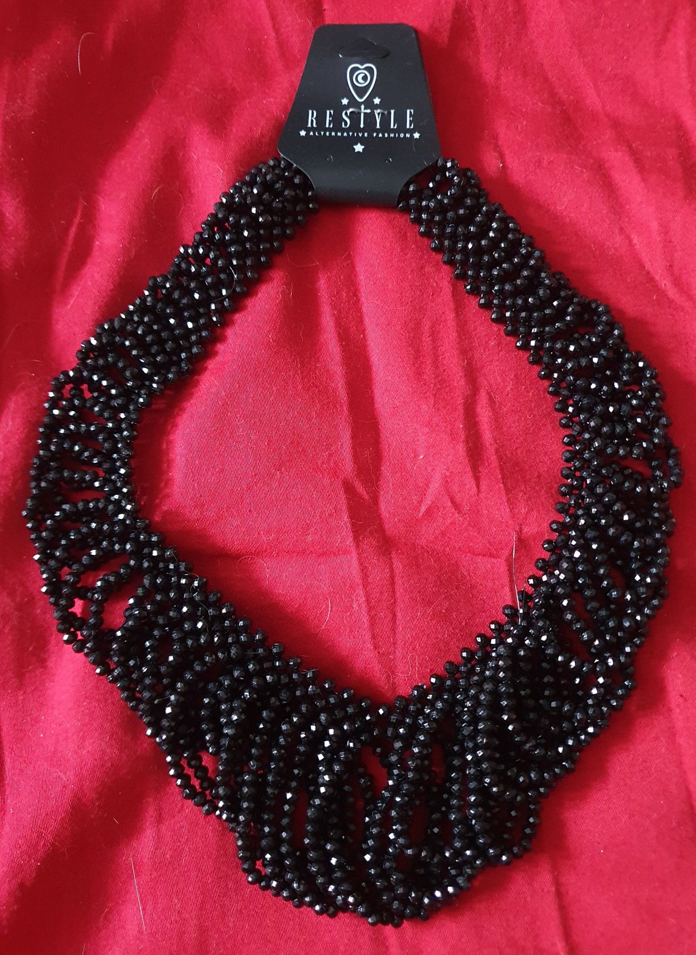 Gotycka kolia koralikowa Frances Choker