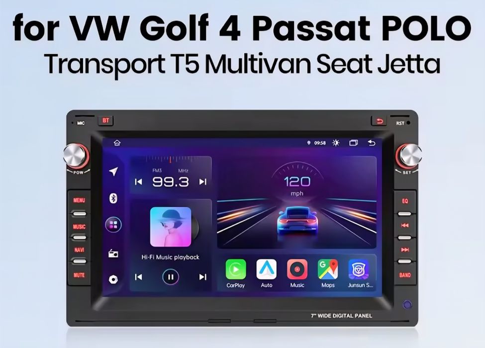 Radio nawigacja VOLKSWAGEN Bora Golf Passat B5 Transporter  T4 Sharan