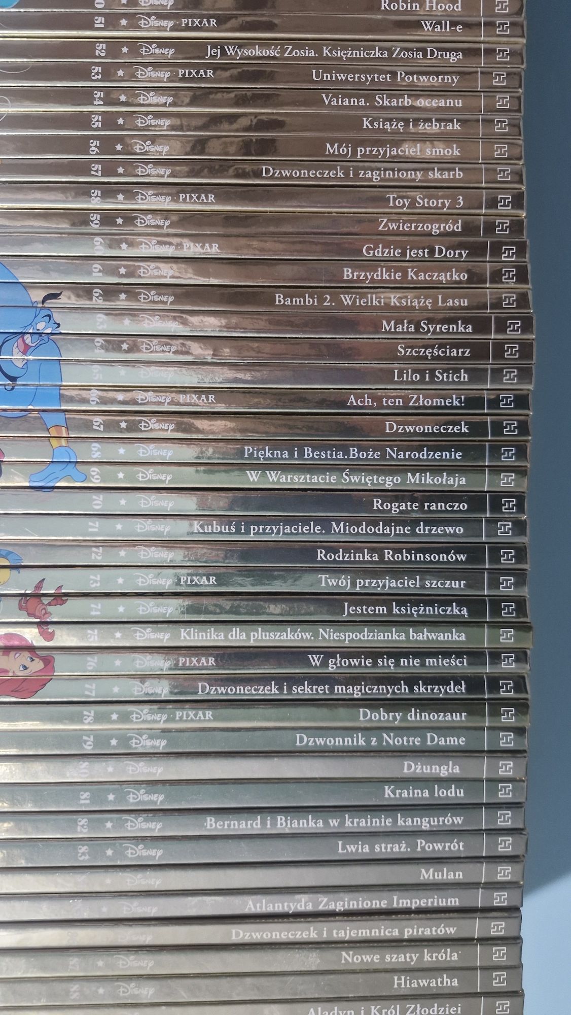 Złota Kolecja Bajek Disney 113 szt.(hachette)