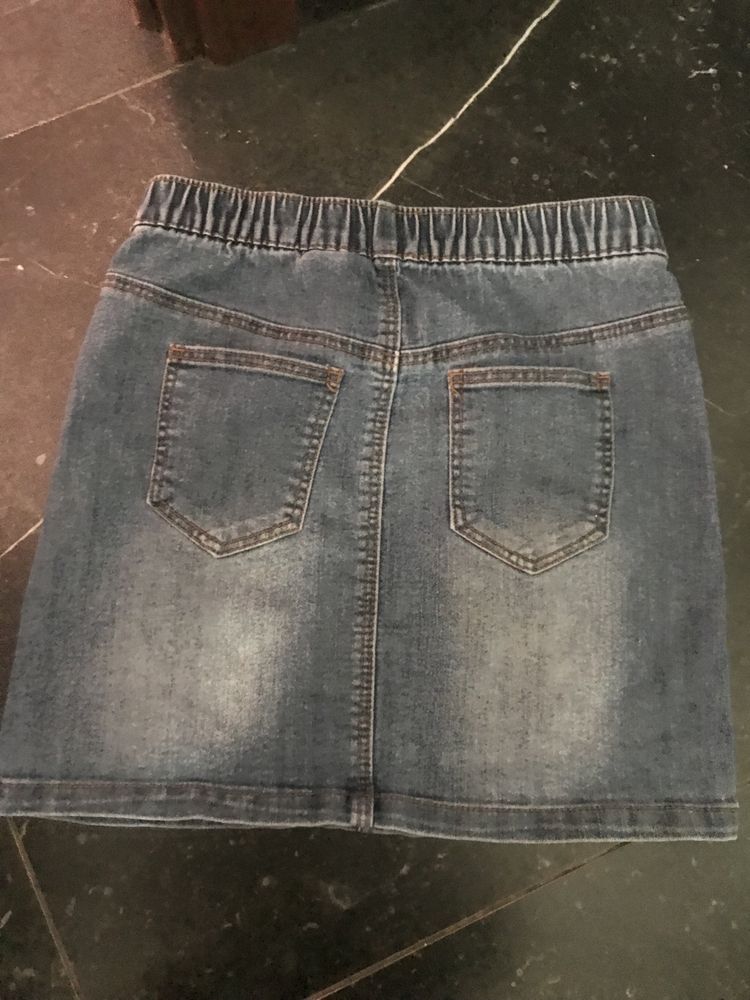 Spódnica modna jeans rozm.134 metki