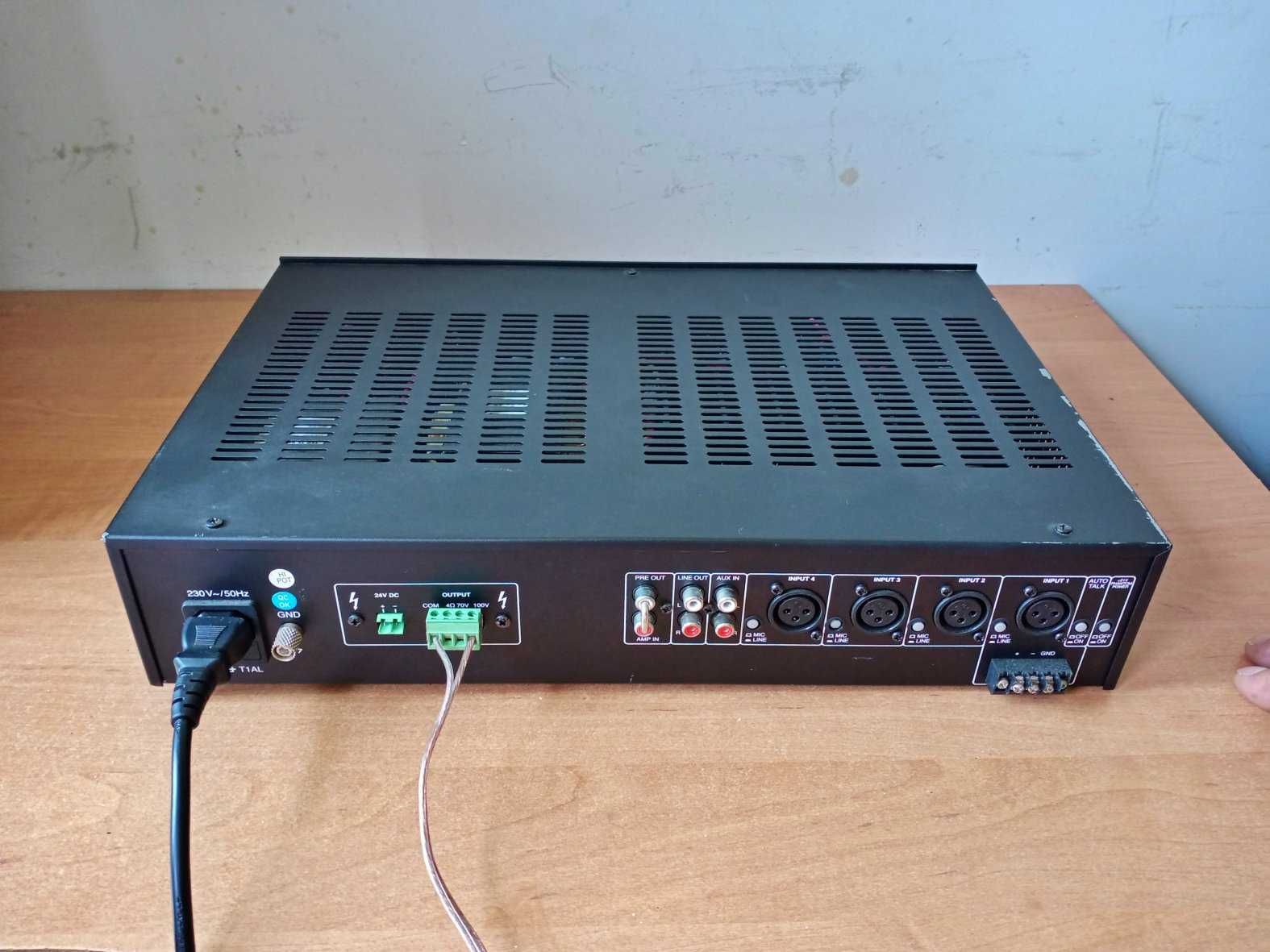 PA-900 Monacor Wzmacniacz miksujący 120W / 4 kanały