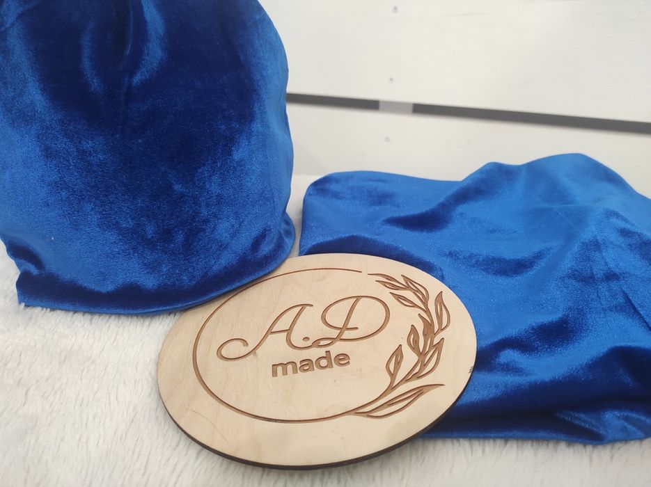 Komplet zestaw Czapka komin welur DAMSKI