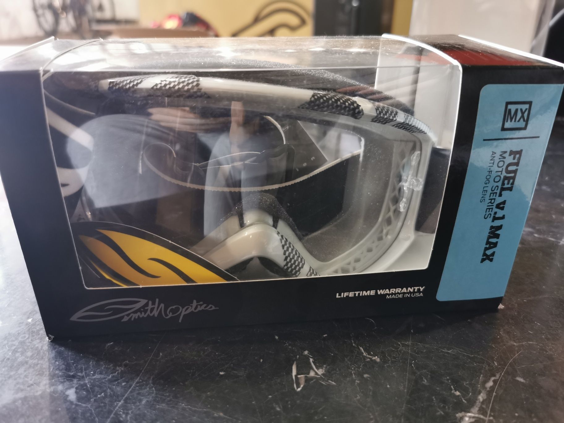 Gogle rowerowe/motocyklowe Smith Optics FUEL V.1 MAX SIv/Black Static