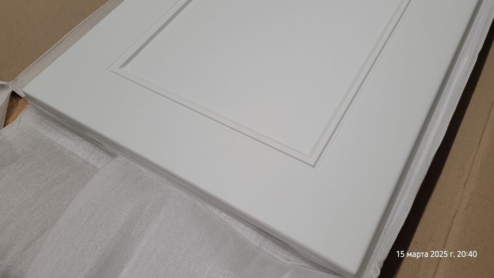 МДФ фасади плівкові, білі матові - 6 шт.