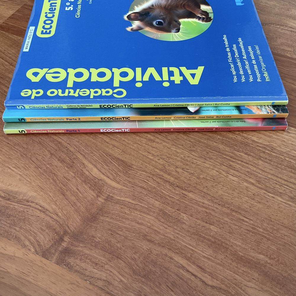 ECOCienTIC 5.º Ano – Manual (Partes 1 e 2) + Caderno de Atividades