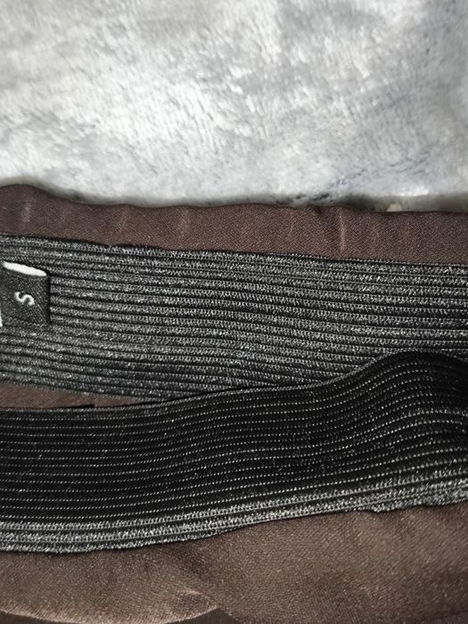 Спідниця атласна шовкова на гумці. Колір: шоколад. Довжина: максі. S