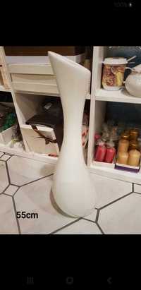 Nowy biały wazon 55cm