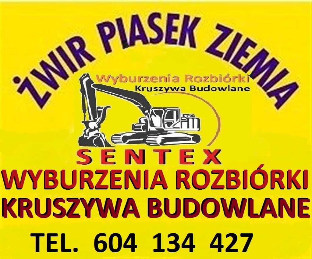 Kruszywa piasek żwir kamień płukany gruz humus FIRMA SENTEX OLSZTYN