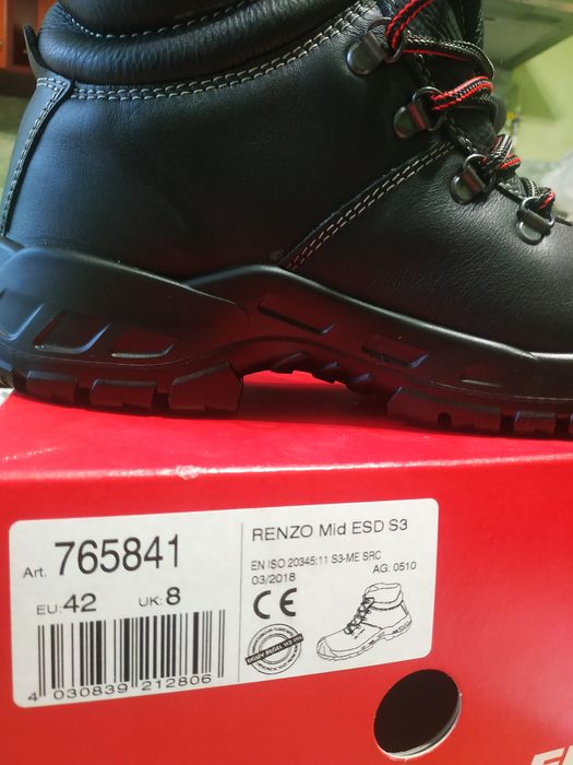 Німецькі робочі з металоноском S-3. 42-розмір,нові.