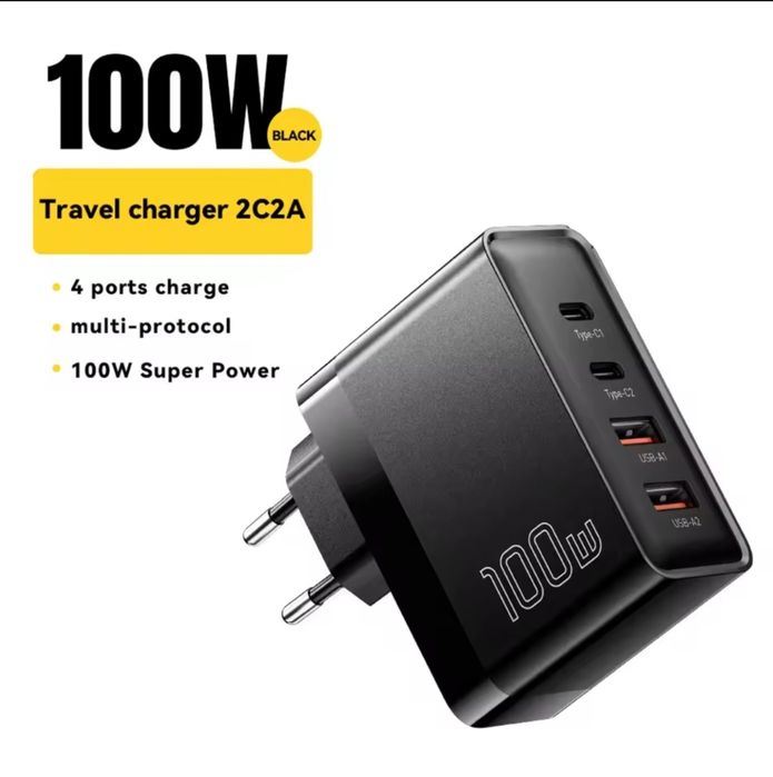 Зарядка Essager 100w зарядное устройство блок блочек