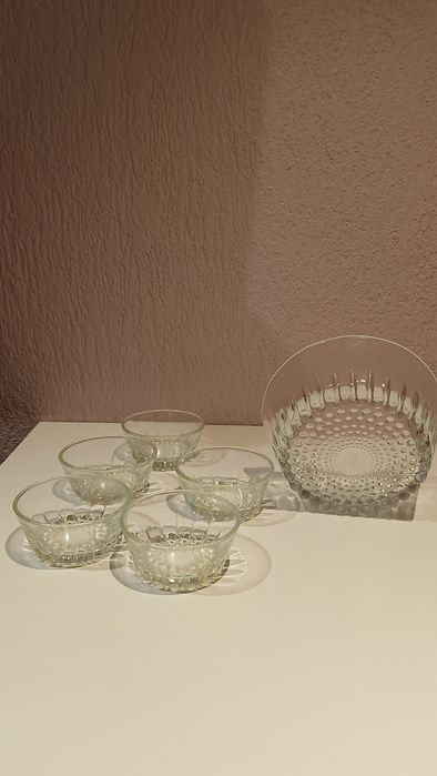 Salaterki krople rosy Ząbkowice PRL