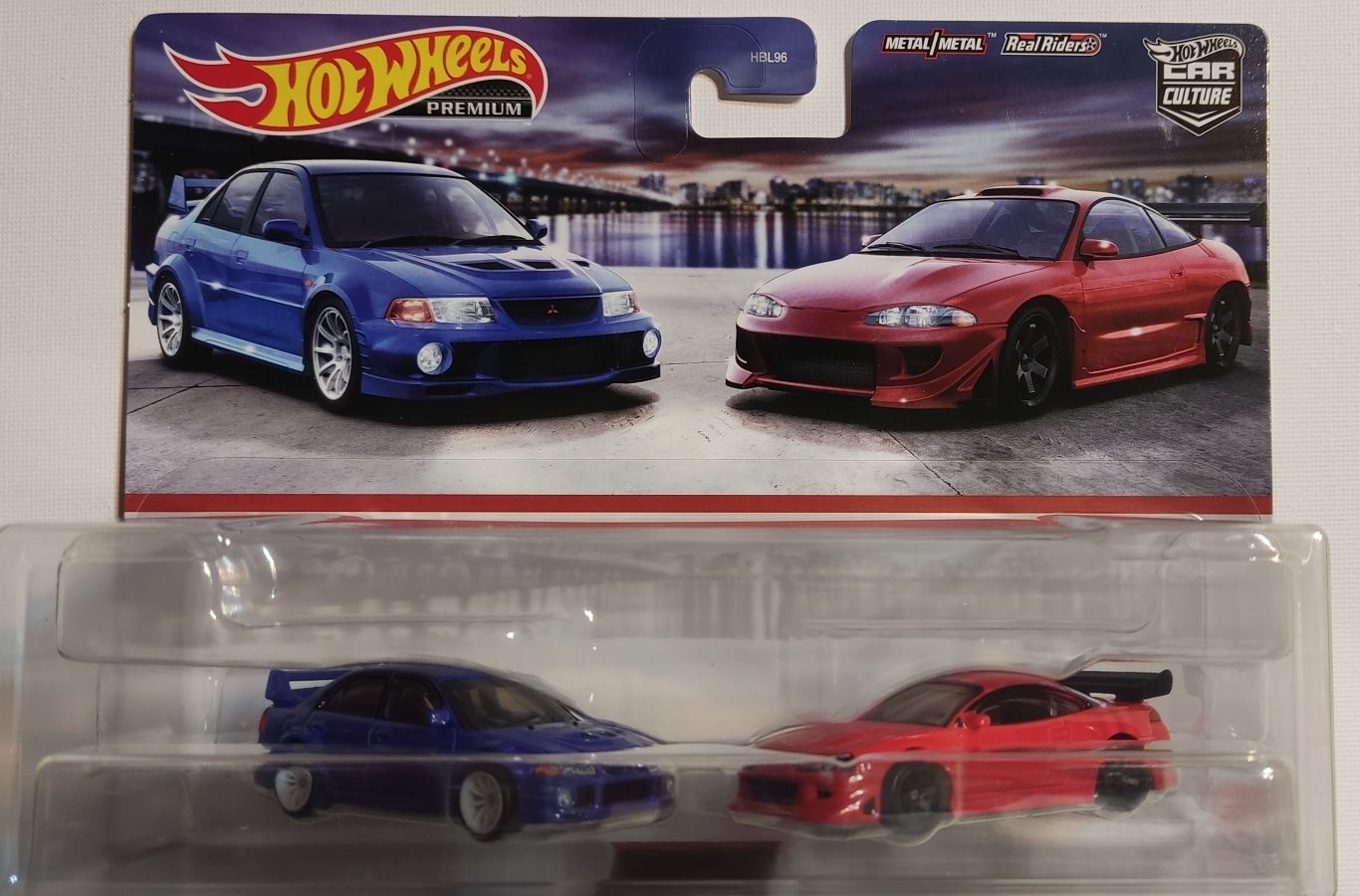 Hot Wheels Premium 2pack Mitsubishi Lancer Evolution Mitsubishi WRX