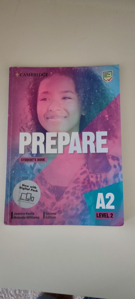 Livro de Inglês Prepare A2 Cambridge 6 ano.