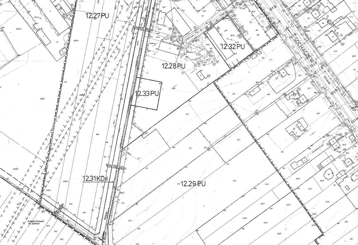 Działka przemysłowo-usługowa Sochaczew 10 471 m2