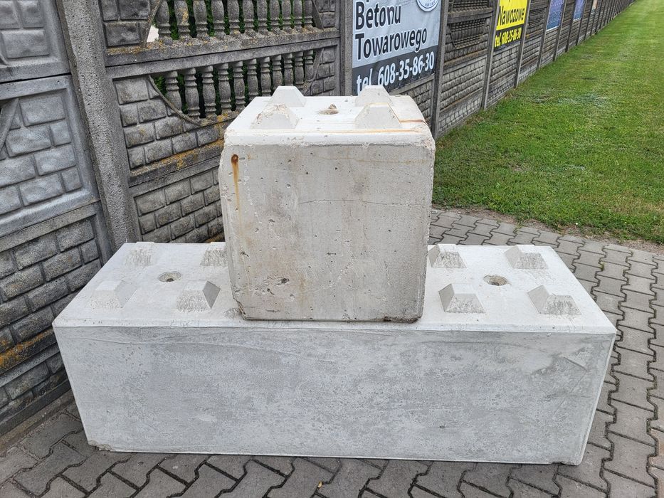 Lego bloki betonowe klocki mur zasieki bloczek zapora ściana 180x60x60