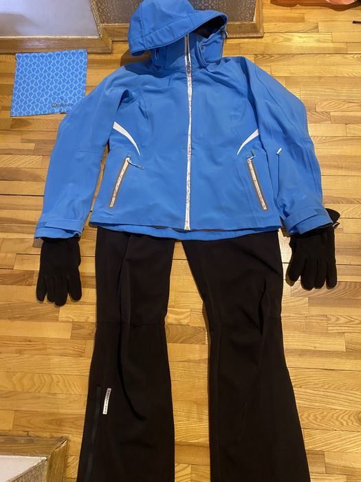 Костюм лижний жіночий(куртка Salomon) M+балаклава+рукавиці