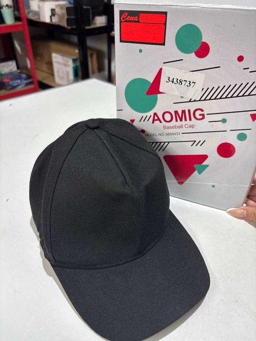 Czapka baseballowa aomig dla mężczyzn, czarna