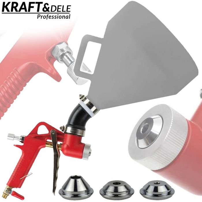 KRAFT&DELE Pistolet Do Tynków Malowania Ścian Bielenia Fr-big KD10260