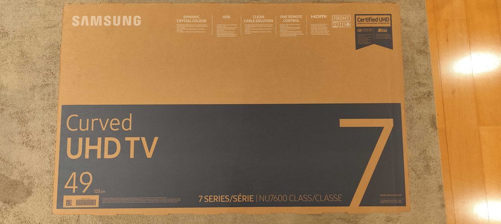 TV Samsung 49" ecran curvo UHD TV 7series NU7600