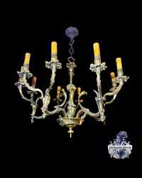 Антикварная бронзовая люстра винтажная лампа антикварный светильник