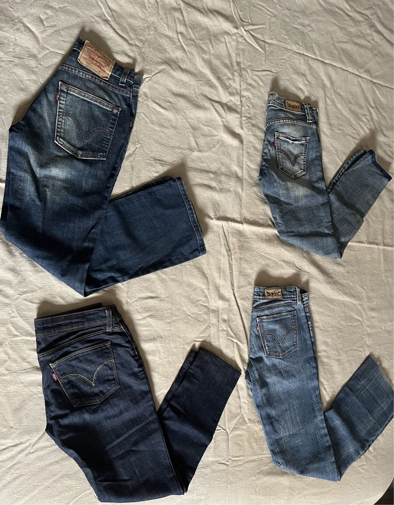 Calças Levi’s, Pepe Jeans e Salsa -tamanho 34