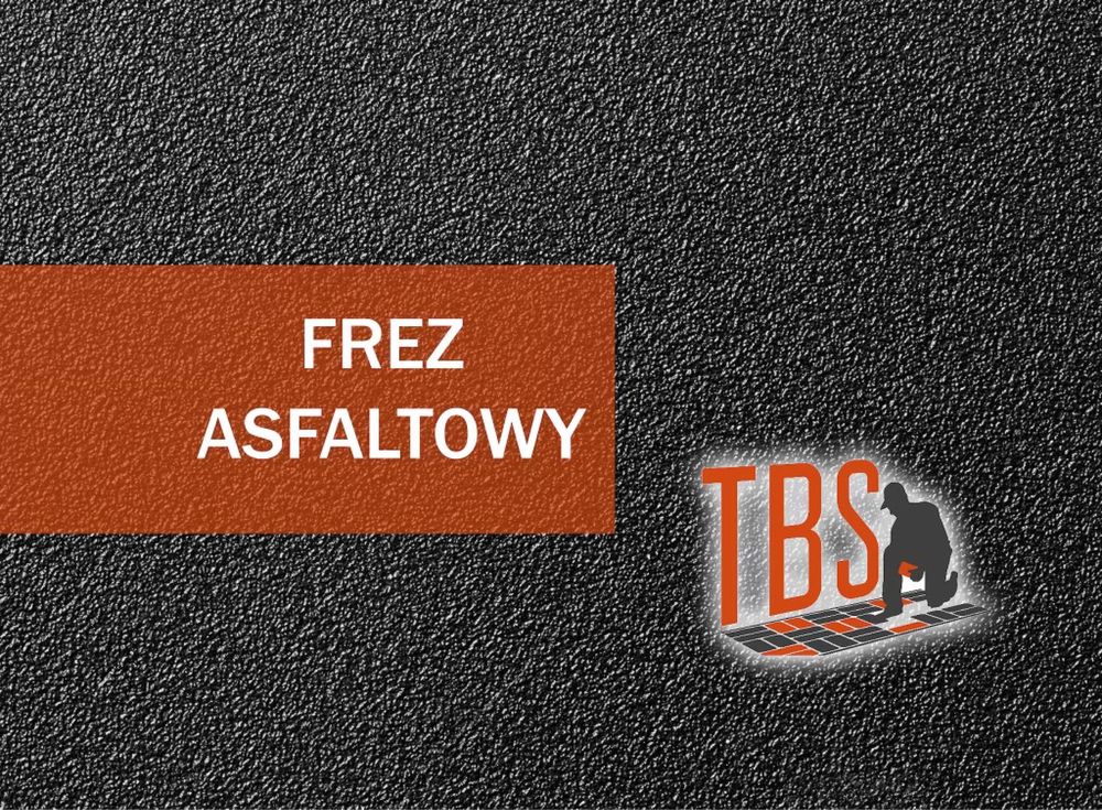 Frez asfaltowy, asfalt, kruszywo, żwir, ziemia, droga dojazdowa,