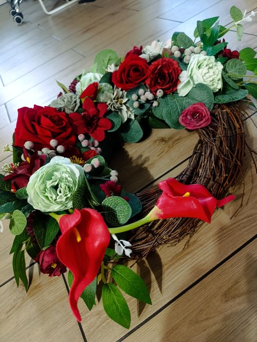 Wiązanka wieniec na grób obciążony