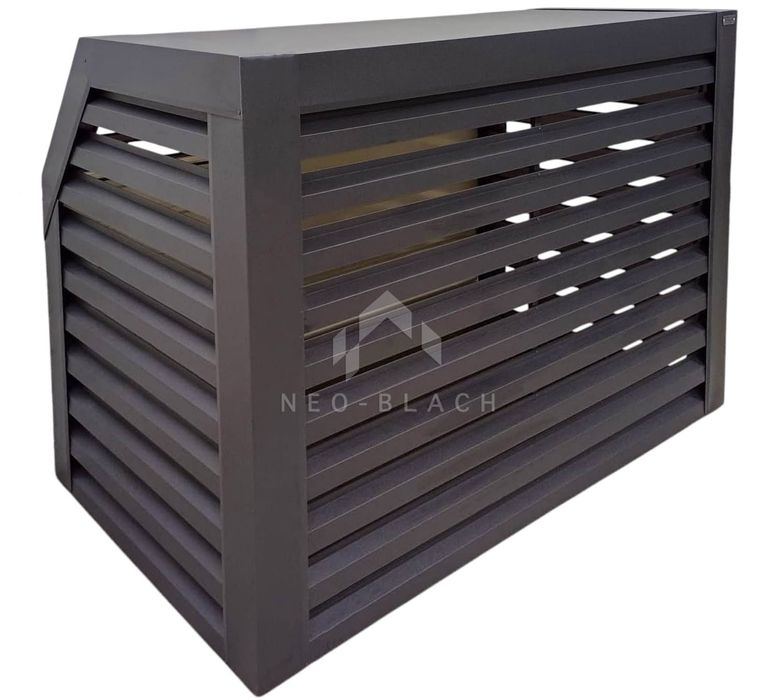 Osłona Pompy Ciepła 120X70X140Cm Antracyt Zabudowa Nb435