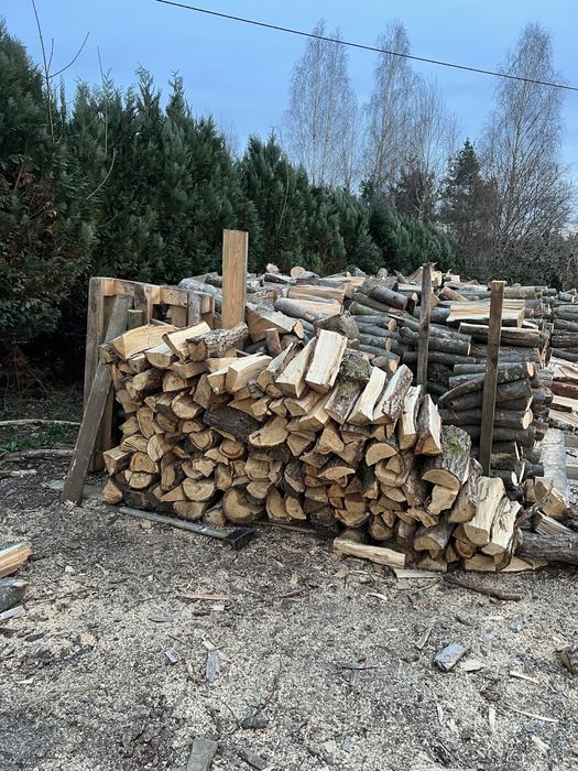 Drewno kominkowe bukowe, sosnowe cięte łupane