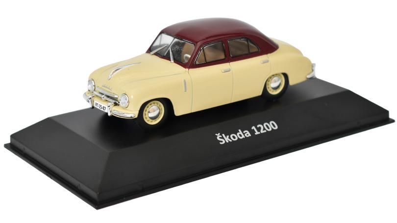 Škoda 1200 Sedan 1952 Kaleidoskop slavných vozů Skoda №1 1:43