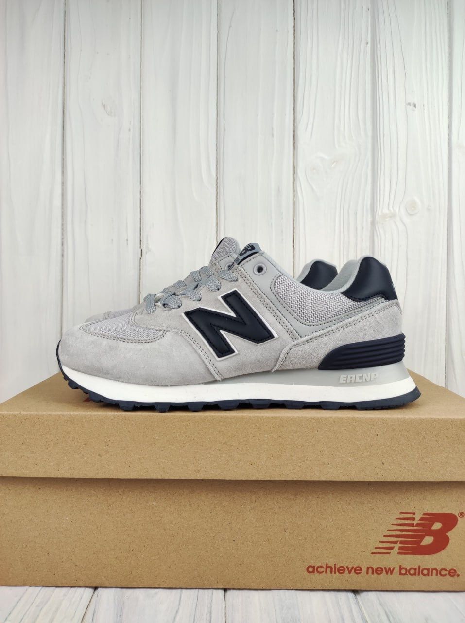 New Balance 574 Gray Navy