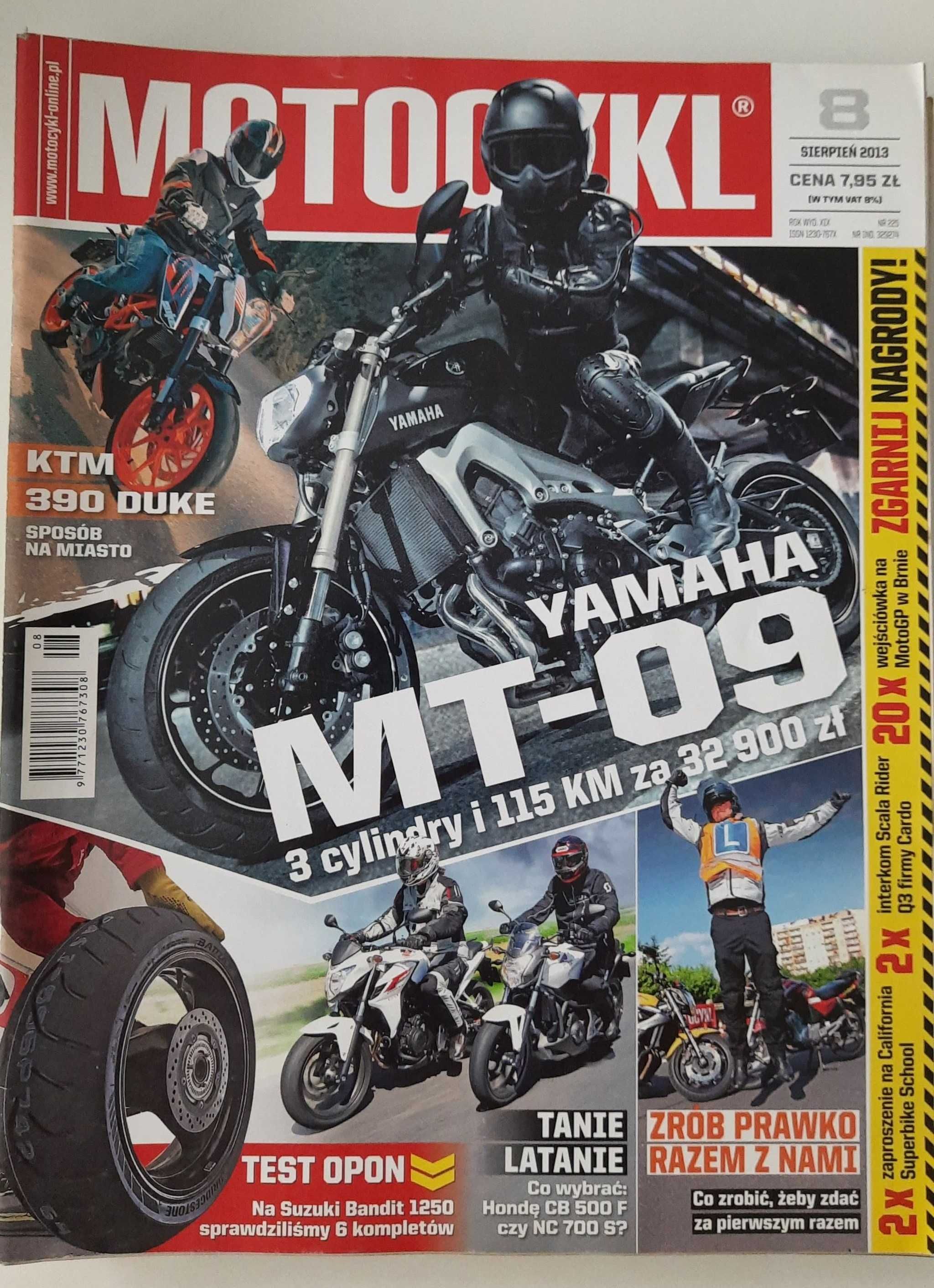 miesięcznik MOTOCYKL numer 8/2013